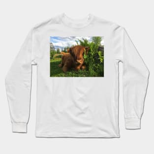 Scottish Highland Cattle Calf 2015 Long Sleeve T-Shirt